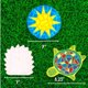 thumbnail image 5 of Mosaico Stepping Stone Creative Roots con forma de tortuga, erizo y sol, 5 of 6