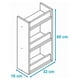 thumbnail image 3 of Repisa de 3 Niveles Slim Color Blanco, 3 of 3
