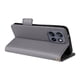 thumbnail image 4 of Funda Cartera para Motorola MOTO S50 5G Tapa Flip con Ranuras y Soporte Gris, 4 of 5