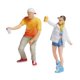 thumbnail image 5 of 1/87 Diorama Graffiti Figura Personajes Resina Personas Tren Dise?o Blanco Amarillo, 5 of 5