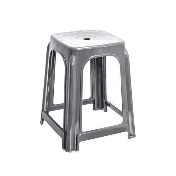 Pack X 4 Banco Confort Gris Rey Plast