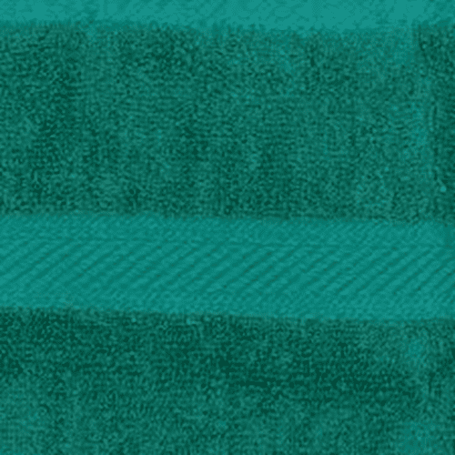Genérico - Toalla Baño + Mano Algodón By Cannon 350 G Color Verde Liso