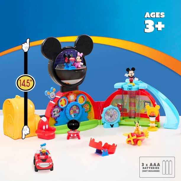 知育玩具 Disney Mickey Mouse Play Mate Playset de Mickey Mouse Clubhouse de Just Play, 71 cm, luces y