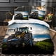 thumbnail image 1 of Boys Tractor Printed Bedding Set Men Construction Cars Pattern Comforter Cover for Boys Heavy Machinery Vehicles Duvet Cover Bed Sheets, 1 of 5