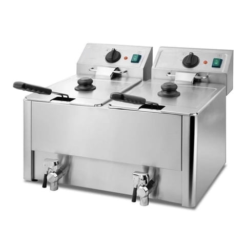 Genérico - Freidora Electrica 2 Deposito 16 Lt Con Despiche