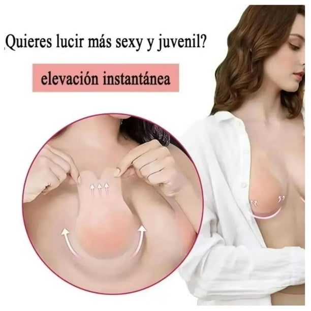 Adhesivo Cubre Pezon Silicona Levanta Bustos Pechos Lider