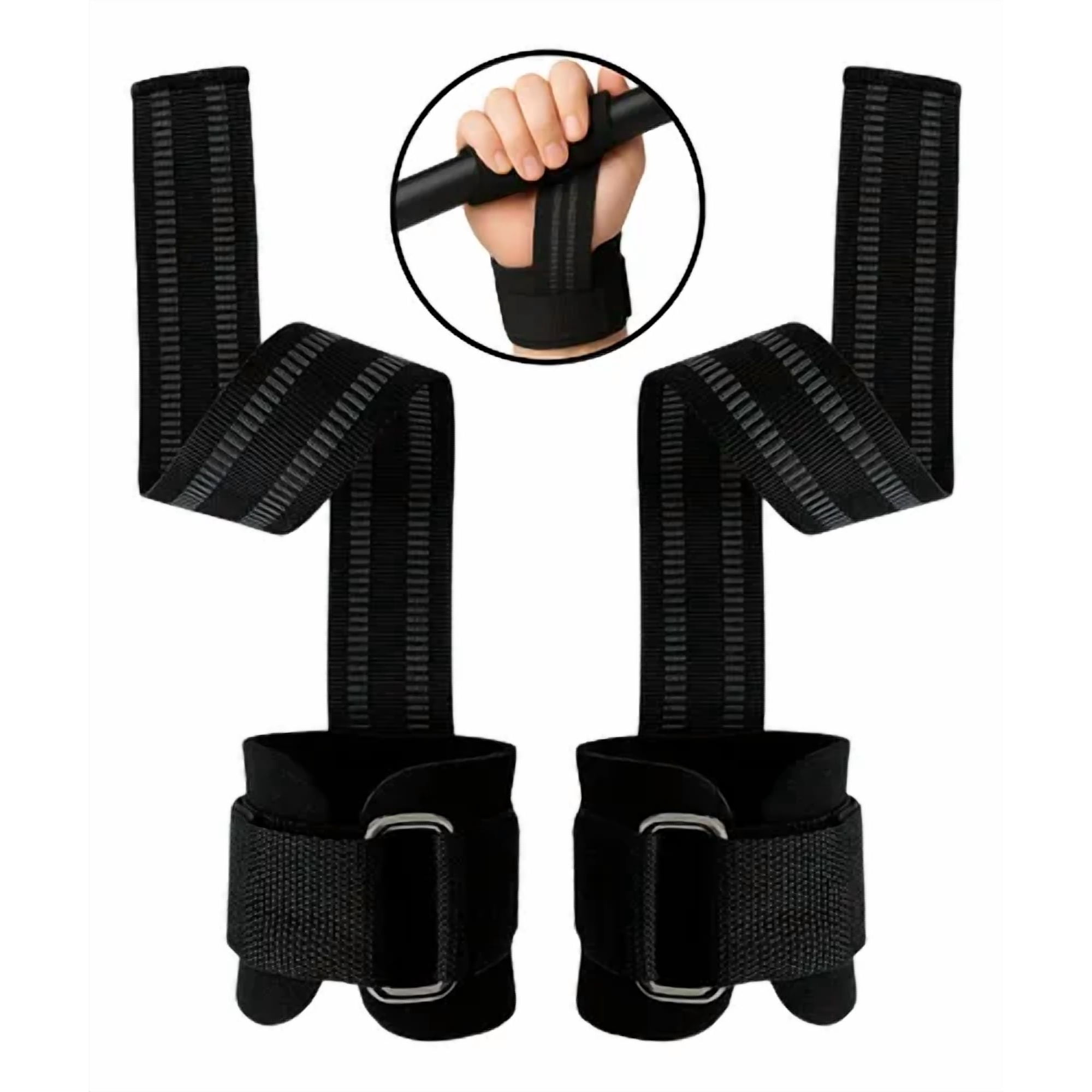 Linea Sport - Par De Straps De Muñeca Ajustables Para Levantamiento De Pesas