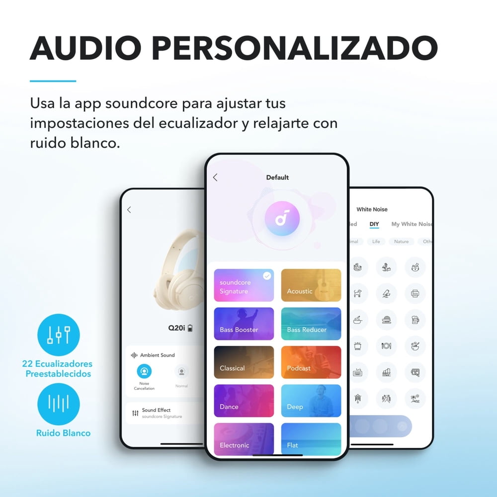 Soundcore Life Q20i Blanco, foto 4