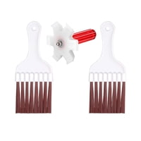 Magideal - Juego De 3 Uds De Limpiador De Aletas De Aire Acondicionado, Peine De Reparación De Evaporador De Mano Para Evaporador De Refrigeración Automotriz,