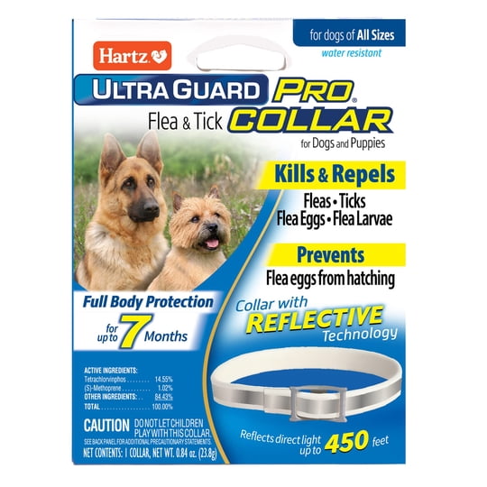 Collar Antipulgas Y Garrapatas Hartz Ultraguard Pro Reflectivo 7 Meses