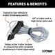 thumbnail image 3 of CURT 52020 Replacement Trailer Breakaway Switch Lanyard, 3 of 3