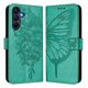 thumbnail image 2 of Funda Cartera Mariposa Para Samsung Galaxy A17 Con Soporte Y Ranuras Para Tarjetas Verde, 2 of 5