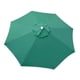 thumbnail image 5 of Toldo para sombrilla, cubierta de repuesto para sombrilla, protección, toldo para sombrilla para exteriores ligero y resistente para patio, jardín, Verde oscuro, 5 of 5