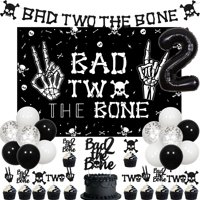 Decoraciones De Cumpleaños Kreatwow Bad 2 The Bone 2Nd Birthday