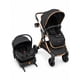thumbnail image 1 of Coche Cuna Travel System Galaxy Isofix Gold Negro, 1 of 7