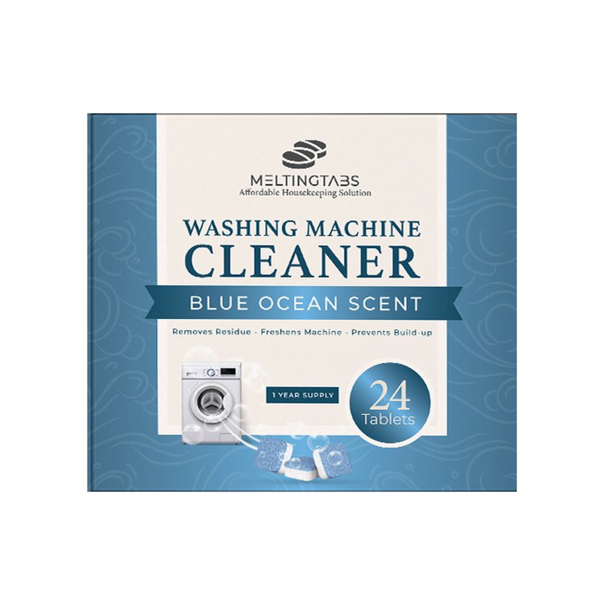 Meltingtabs Pastillas Efervescentes Limpieza Lavadora 24 Un