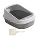 thumbnail image 2 of Cajas De Arena Para Gatos Grandes, Con Lados Altos, Para Gatos Peque?os Y Grandes, XL, Gris, 2 of 5