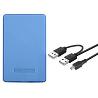 Magideal - Discos Duros Externos Portátiles, Usb 2.0 2Tb Almacenamiento De De Seguridad Slim 480Mb/S Hdd Para Pc Para Gaming Professionals Students Azul