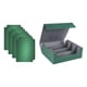 thumbnail image 4 of Caja De Baraja De Cartas Coleccionables, Juguete De Recolección Con Cierre Magnético, Almacenamiento De Cartas De Juego, Verde Y Gris, 4 of 5
