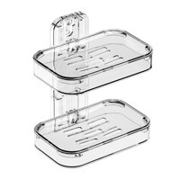 Bothyi - Soporte Para Plato De Jabón, Estante De Almacenamiento De Jabón Transparente Decorativo Para Mostrador De Bañera De Baño