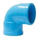 thumbnail image 2 of Pack 2 Codo PVC Celeste 90° 50mm PN10 Novoplast Presión Agua, 2 of 3