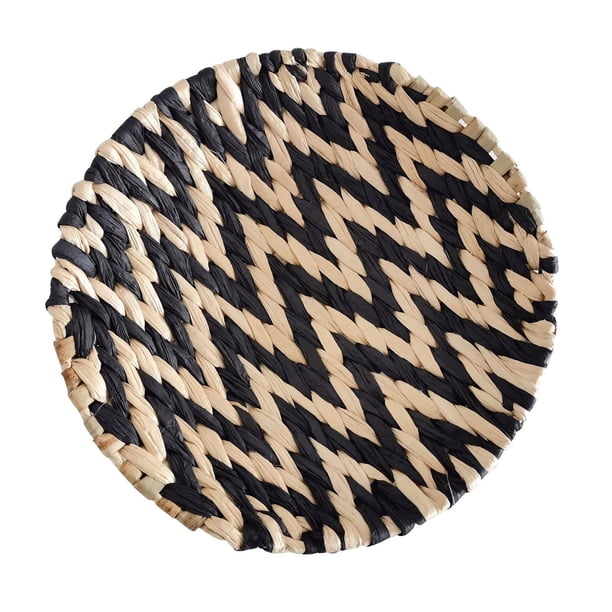 Posavasos Y Mantel Individual De Algas Marinas (35 Cm) – Artesanal De Indonesia – Decoración De Mesa Y Pared