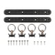 thumbnail image 2 of Control De Carga L Track Negro Para Remolques Utilitarios, Cajas De Camiones Y Motocicletas Con Cerradura, 2 of 5