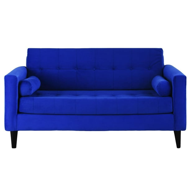 Sofa Retro 3C Felpa 00 Azul Rey