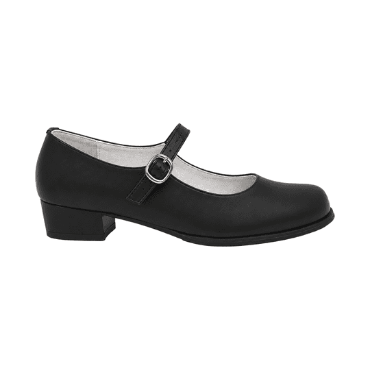 Zapatos De Cueca Alquimia Negro Mate Tallas 22/25 Infantil | 3073-02/3 - Talla 23