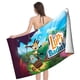 thumbnail image 4 of Lupi y Baduki Toalla de playa de secado rápido con diseño temático, regalo para mujeres y niñas, ideal para cumpleaños, fans, amantes de la música, uso en la playa o al aire libre, 78 × 150 cm, 4 of 6