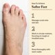thumbnail image 4 of Exfoliante para pies FootFitter Natural con sal marina y aroma a vainilla dulce, 4 of 5