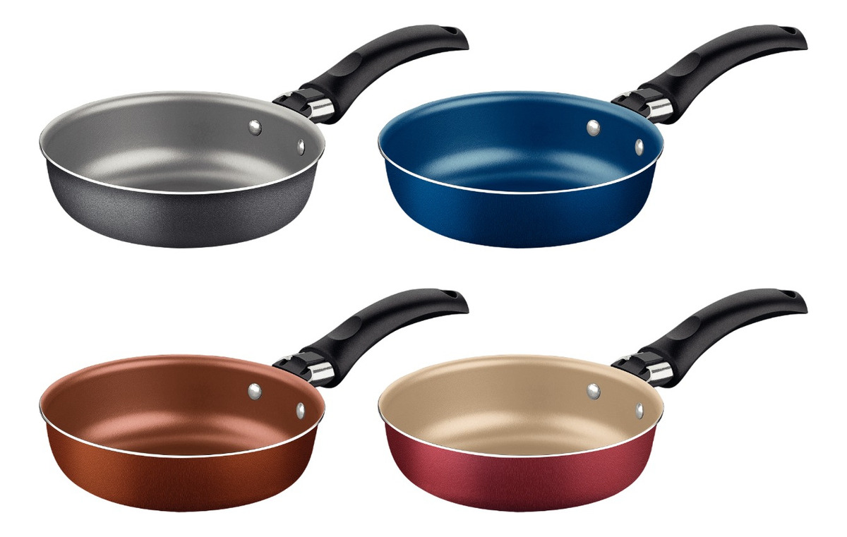 Sarten P/Huevo 13 Cm 0.4 L Turim Negro Tramontina 20199-937