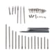 thumbnail image 1 of Kit de herramientas de reparación de clarinete, tornillos de hoja de resorte, Kits de varilla de eje de clarinete práctico portátil, piezas de instrum, 1 of 5