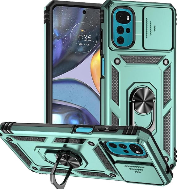 Estuche GANGXUN para Motorola Moto G Play 4G 2024, soporte giratorio 360°, estilo mecánico y magnético