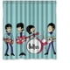 thumbnail image 1 of Cortina de ducha de The Beatles, juego de cortina de baño con ganchos, tamaño 66 x 72 pulgadas, 1 of 3