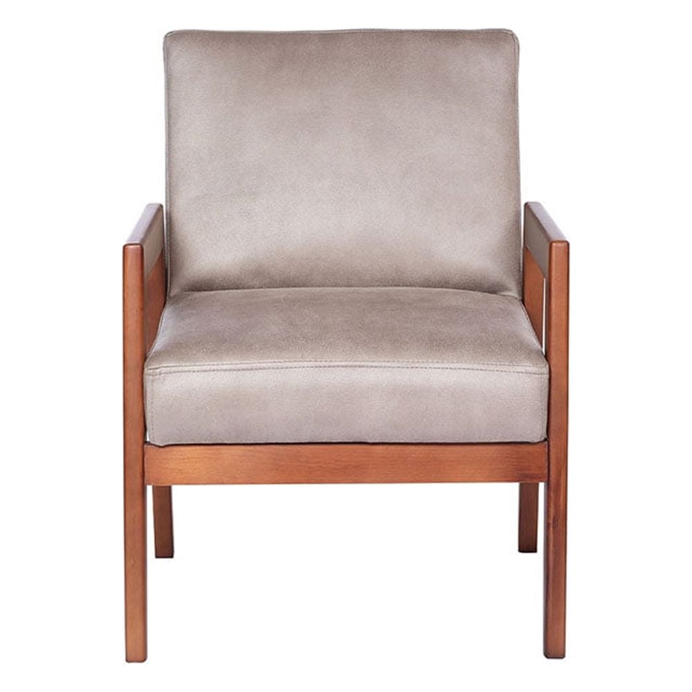 Latam Home - Sitial Frankfurt Cuero Kentucky Gris