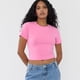 thumbnail image 3 of Polera Mujer Crop M/C Esencial Rosado Corona, 3 of 5