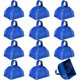 thumbnail image 1 of Pack de 12 cencerros metálicos azules de 3 pulgadas, 1 of 3