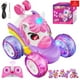 thumbnail image 1 of Auto De Truco Unicornio Control Remoto Luz Juguete Niño Niña Rosa, 1 of 10