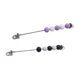thumbnail image 2 of 2 Uds Tablero Ocupado Juguete Sensorial De Madera Habilidad Práctica Color Violeta Negro, 2 of 5