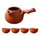 thumbnail image 4 of Tetera De Cerámica Con Juego De Tazas Duradera Con Asa Lateral Para La Cocina Del Hogar Del Hotel Rojo, 4 of 5