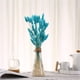 thumbnail image 4 of 50 flores secas de hierba de la pampa que nunca se marchitan, decoración natural, flores bohemias, decoración de cumpleaños, boda, decoración del hogar (azul Tiffany claro), 4 of 5