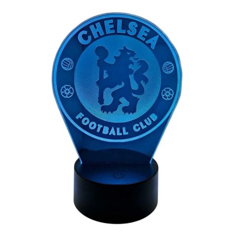 Lampara Ilusion 3D Chelsea De 7 Colores, Base Touch