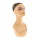 thumbnail image 3 of Cabeza de Maniquí Femenino con Tapa de Red Altura 48 Cm Multipropósito Ligero Pero Resistente Realista para Hacer Exhibiciones, Peinados, Anteojos, Co , Estilo f, 3 of 5