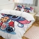 thumbnail image 2 of Merry Christmas Stitch 3 Pieces Duvet Cover Set Full Size Super Soft Fade Resistant Microfiber, 2 of 4