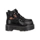 thumbnail image 3 of Botin Mujer Negro Plataforma Candela Police, 3 of 5