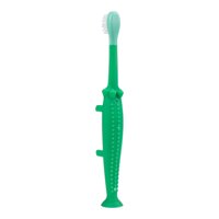 Dr. Brown'S - Cepillo De Dientes Para Bebés Y Niños Pequeños 1-4 Años Cocodrilo Verde