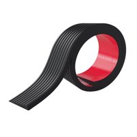 Magideal - Rampa Para Umbral De Puerta, Rampa Para Baldosas De Suelo, Suministros De Accesorios De Pvc, Cuña Antideslizante Para Escalones De Puerta, Baño, Balcó Negro