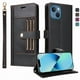 thumbnail image 3 of FOXDOCK Funda tipo Cartera para iPhone 14 Plus – Cubierta de Cuero PU con Múltiples Ranuras, Bolsillo para Efectivo y Correa de Muñeca, 3 of 6