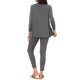 thumbnail image 3 of INSPIRE CHIC Conjuntos de Pijama para Mujer de Manga Larga Modal Ropa de Dormir Suave y Cómoda Conjunto de 2 Piezas Pj a Juego Parte Superior Pantalones Ropa de Dormir Ropa de Casa M Gris Oscuro, 3 of 6